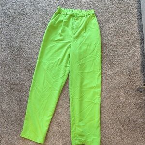 H&M Divided Bright Green Pants
